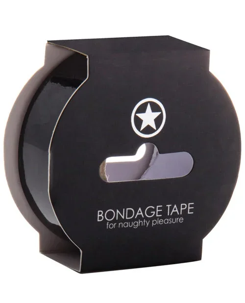 Shots Ouch Bondage Tape Black 20m Nonstick Safe For Naughty Play