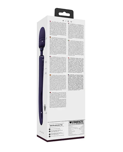 Shots Vive Kiku Double Ended Wand & G-Spot Stimulator – Purple