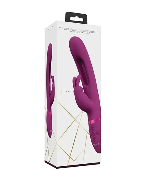 Shots Vive Mika Flapping Tongue Rabbit Vibrator – Pink