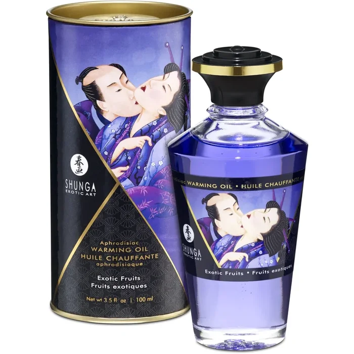 Shunga Aphrodisiac Warming Oil 3.5oz – Exotic Fruits