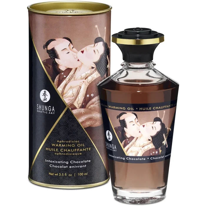 Shunga Aphrodisiac Warming Oil 3.5oz – Intoxicating Chocolate