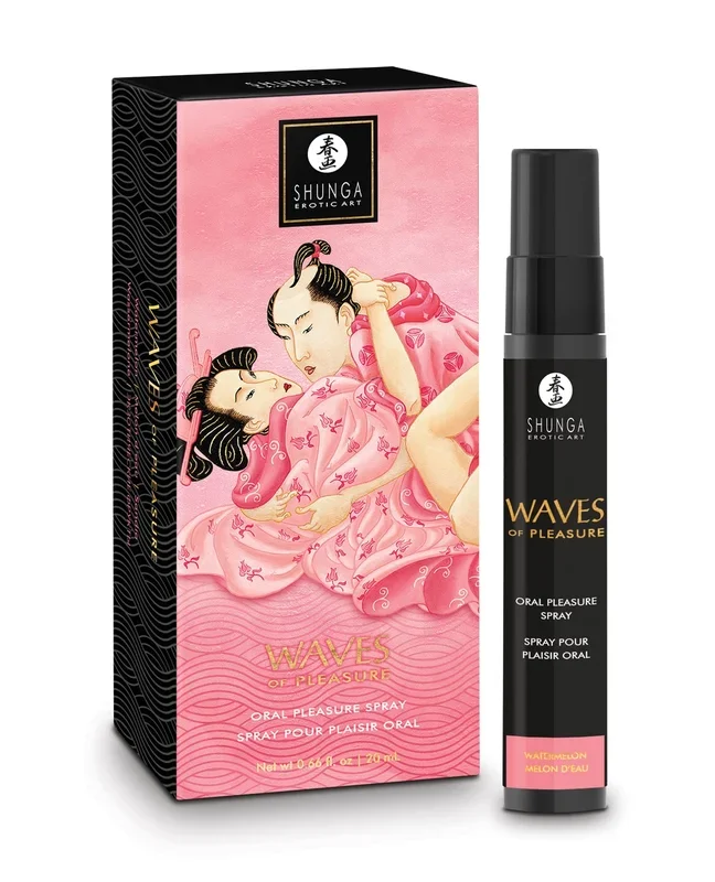 Shunga Waves of Pleasure Oral Pleasure Spray – .66 oz Watermelon