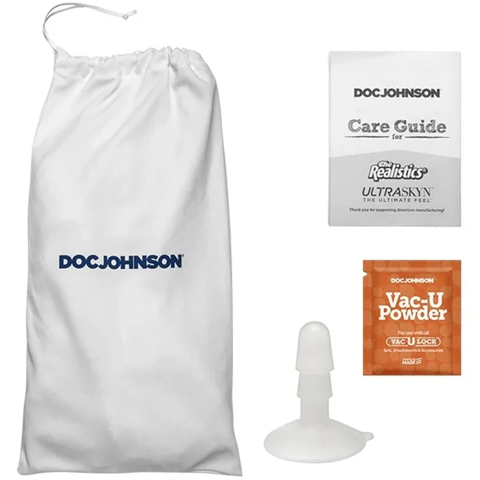 Signature Cocks Dan Damage 10″ Cock With Removable Vac-U-Lock Suction Cup – Vanilla