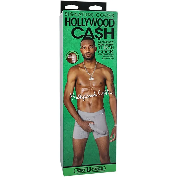 Signature Cocks Hollywood Cash 11″ Cock With Removable Vac-U-Lock Suction Cup
