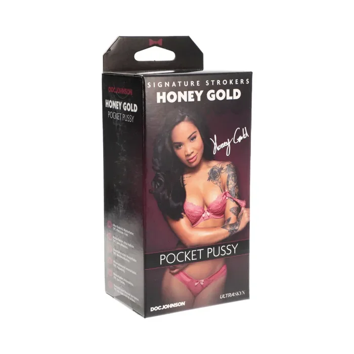 Signature Strokers – Honey Gold – ULTRASKYN Pocket Pussy Caramel