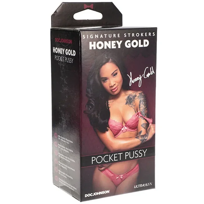 Signature Strokers – Honey Gold – Ultraskyn Pocket Pussy