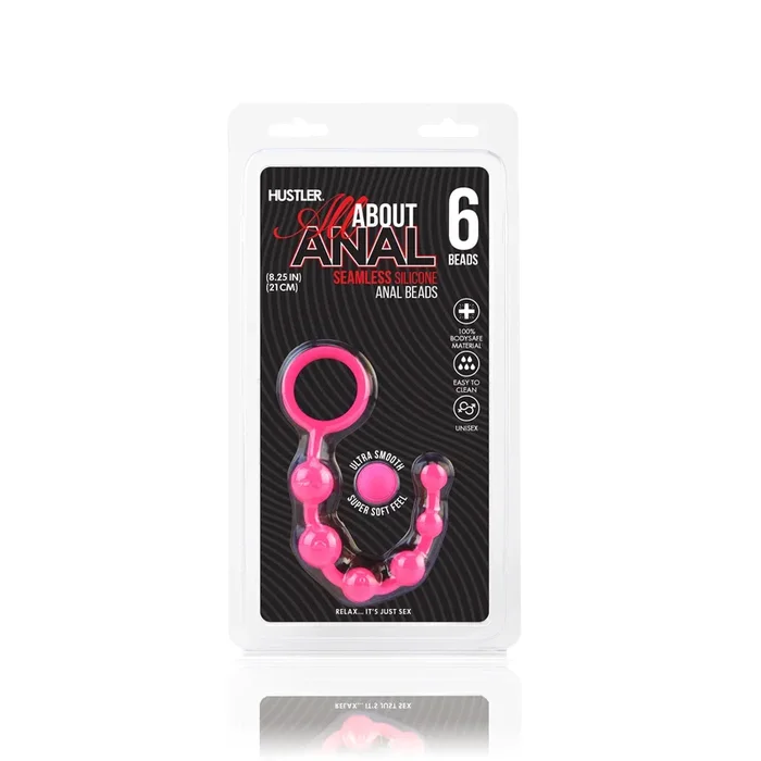 Silicone Anal Beads 6 Balls – Pink