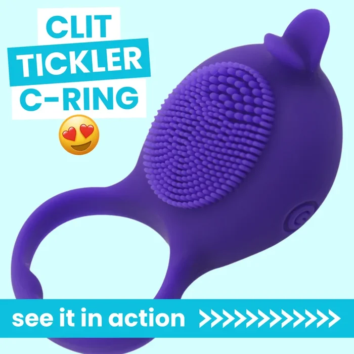 Silicone Clit Stimulating Vibrating Cock Ring For Couples