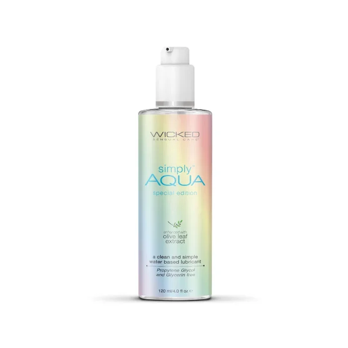 Simply Aqua Water Based Lubricant – 4 Fl. Oz. – Special Edition