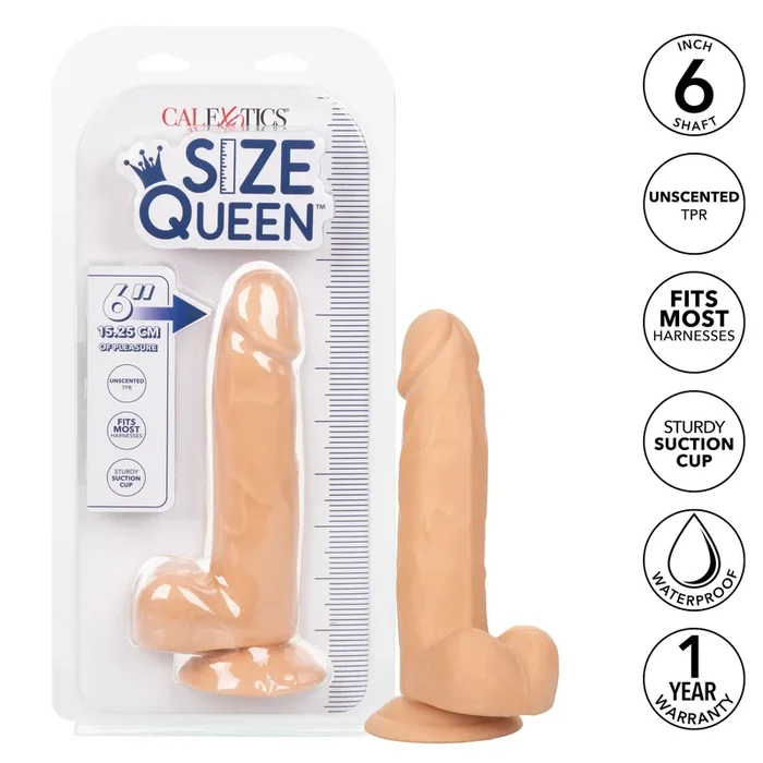 Size Queen 6 inch/15.25 Cm – Ivory