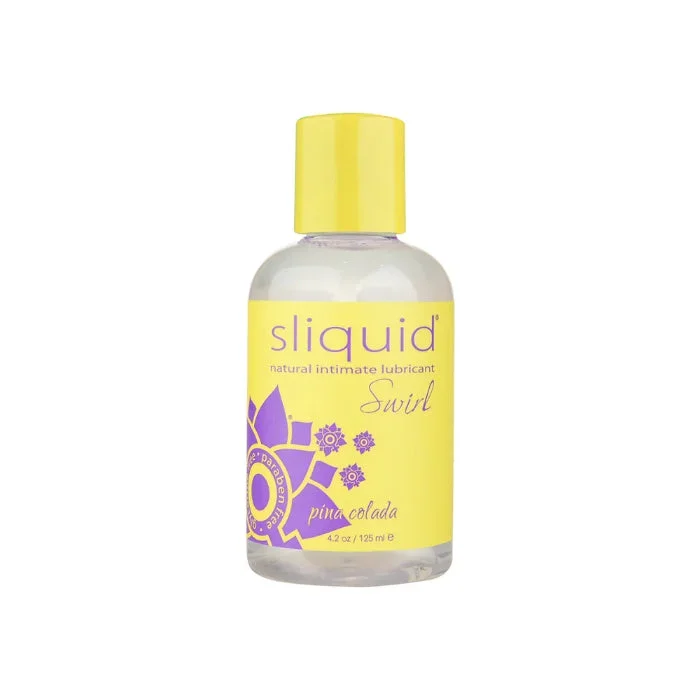Sliquid Swirl Pina Colada Vegan Flavored Water-Based Lubricant