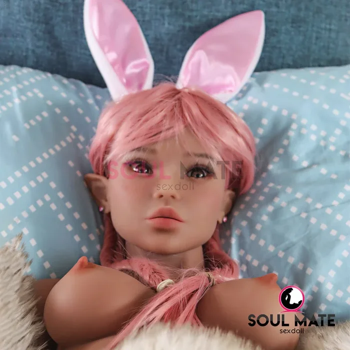 SoulMate Dolls – Diana Elf Kopf – Realistische Sex-Puppe Torso – Hellbraun