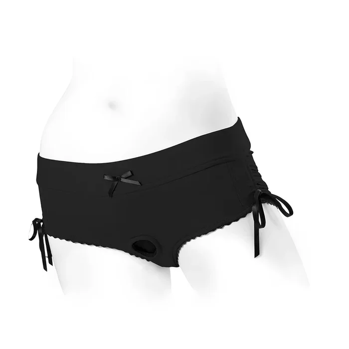 SpareParts Sasha Harness Black-Black Nylon – XL