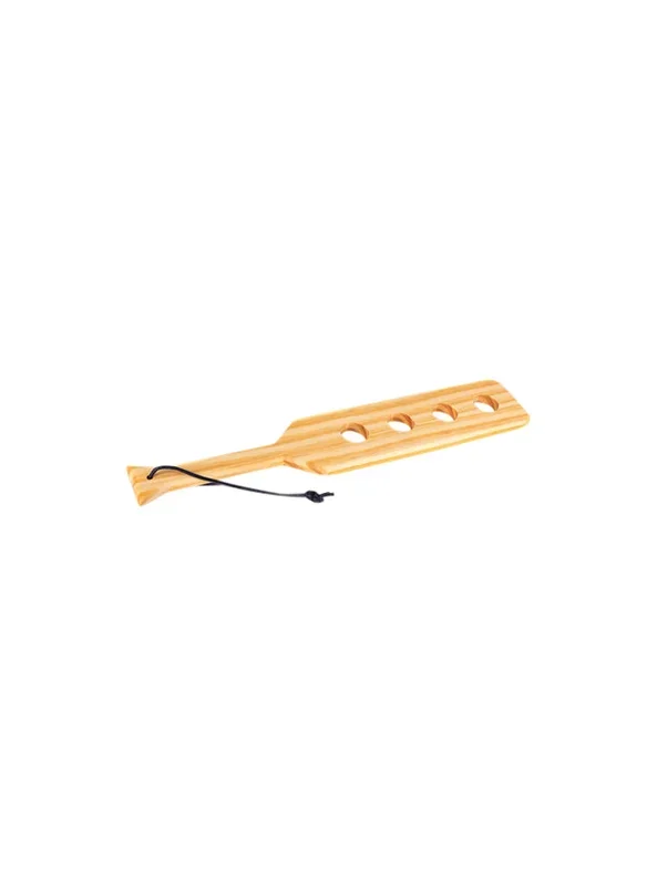 Spartacus BDSM Wood Paddle With 4 Holes