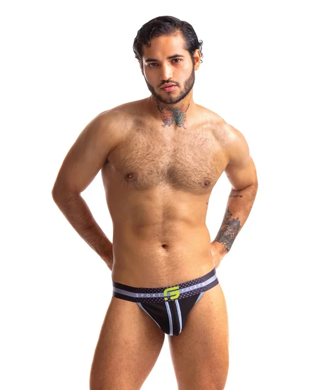 Sport Fucker Jersey Jock – M Black/Green