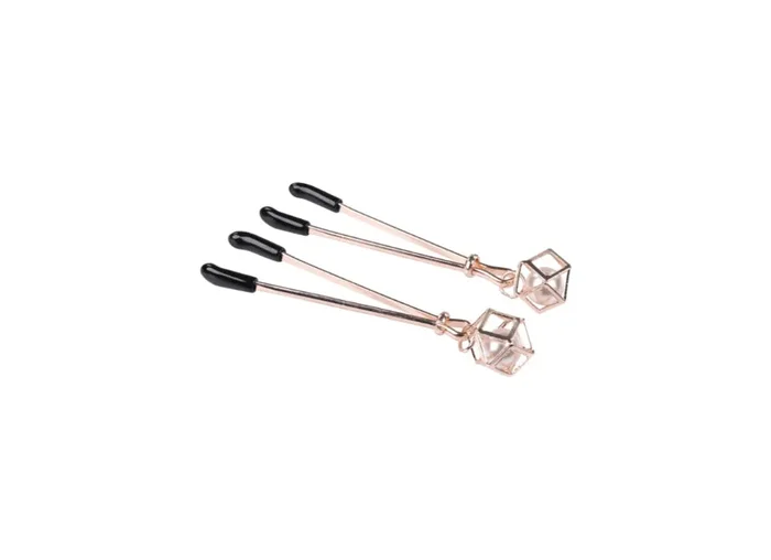 Sportsheets Sex & Mischief Brat Pearl Adjustable Tweezer Nipple Clamps