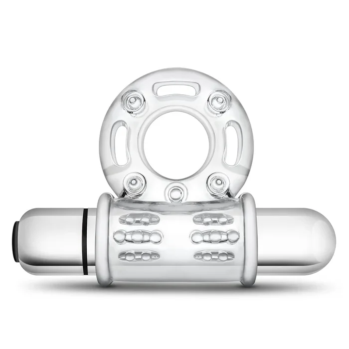 Stay Hard 10 Function Vibrating Bull Ring – Clear