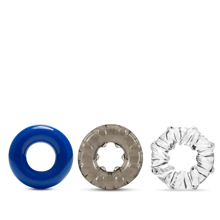 Stay Hard – Triple Stretch 3 Pack Cock Rings