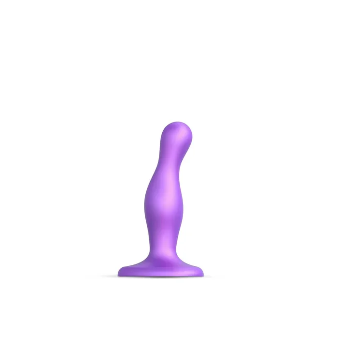 Strap-On-Me Curvy Plug Dildo Metallic Purple – Small