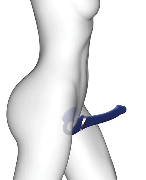 Strap On Me Multi Orgasm Bendable Strapless Strap On Small – Night Blue