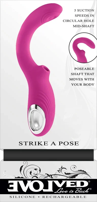 Strike a Pose G-Spot Stimulator – Magenta