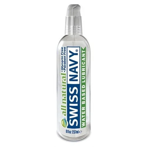 Swiss Navy All Natural Water-Base 8oz – Personal Lubricant Lube