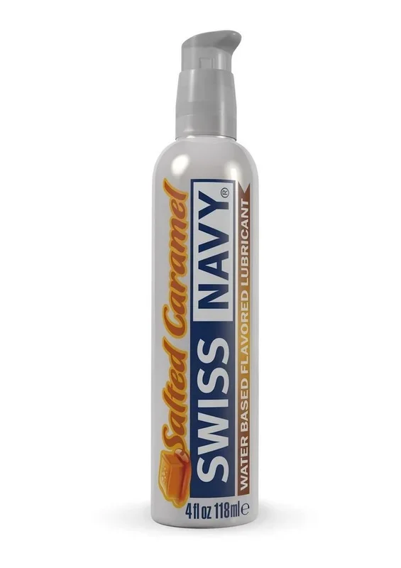 Swiss Navy Flavored Lubricant 4oz/118ml – Salted Caramel