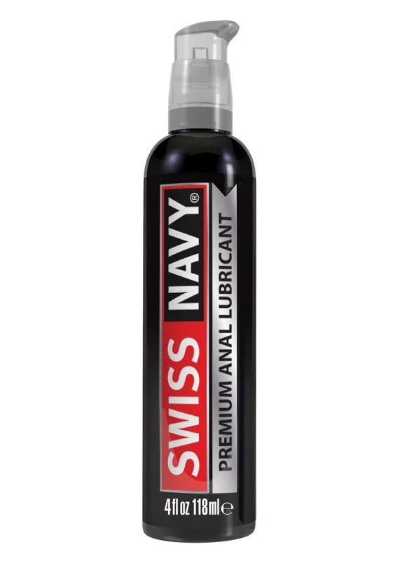 Swiss Navy Premium Silicone Anal Lubricant – 4 Oz.