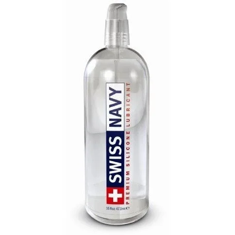 Swiss Navy Silicone Lube 16oz – Personal Lubricant Lube