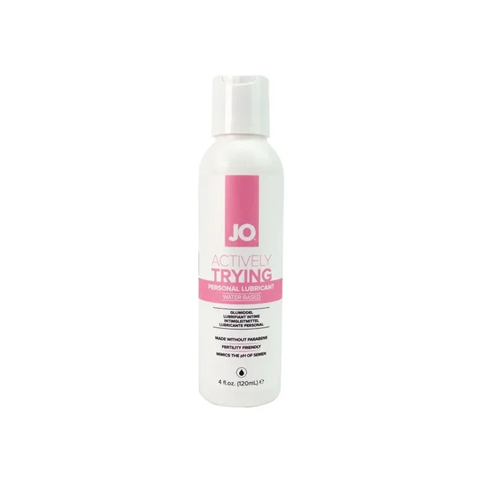 System JO Actively Trying Water Based Lubricant 4oz