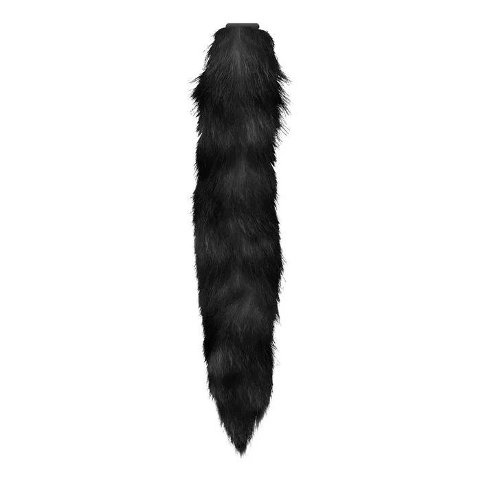 Tailz Snap-On Interchangeable Black Fox Tail Black