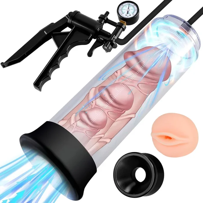 TaRiss’s Penis Pump Manual Vacuum Pump Penis Enlarger Adult Sex Toy for Men