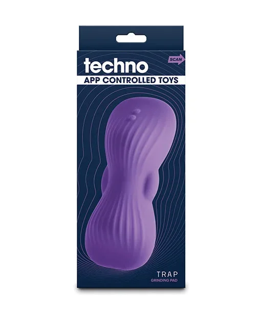 Techno Trap App Controlled Vibrating Grinding Pad – Purple