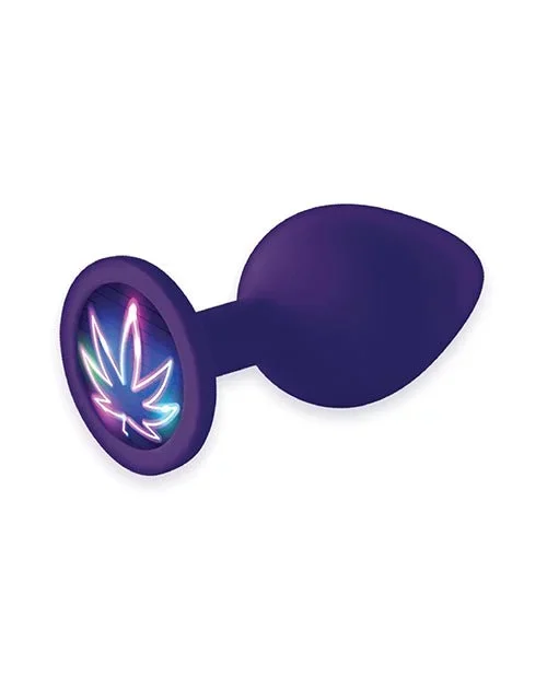 The 9’s Booty Calls Neon Leaf Plug – Purple
