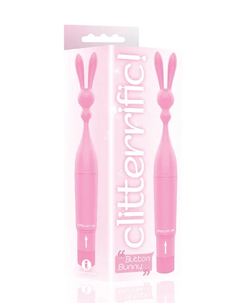 The 9’s Clitterific! Button Bunny Clitoral Stimulator – Pink