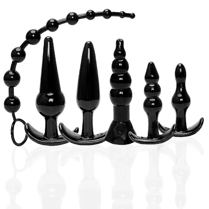 The 9’s Try-Curious Anal Plug Kit – Black