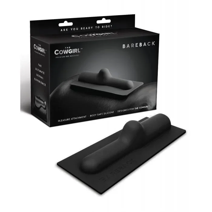 The Cowgirl Bareback Silicone Attachment – Black
