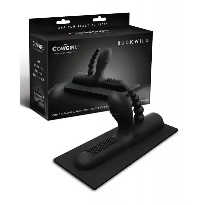 The Cowgirl Buckwild Silicone Attachment – Black