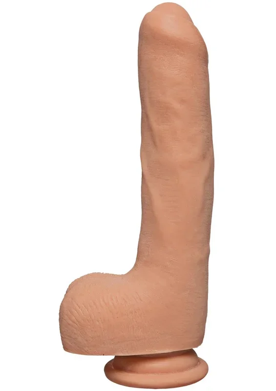 The D Uncut D Ultraskyn Dildo with Balls