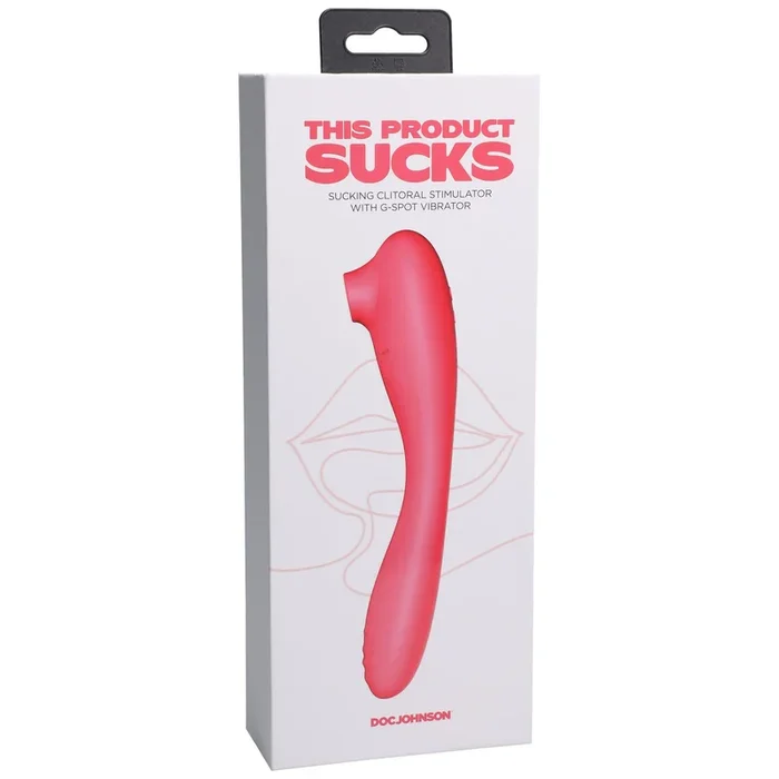 This Product Sucks – Sucking Clitoral Stimulator With Bendable G-Spot Vibrator –