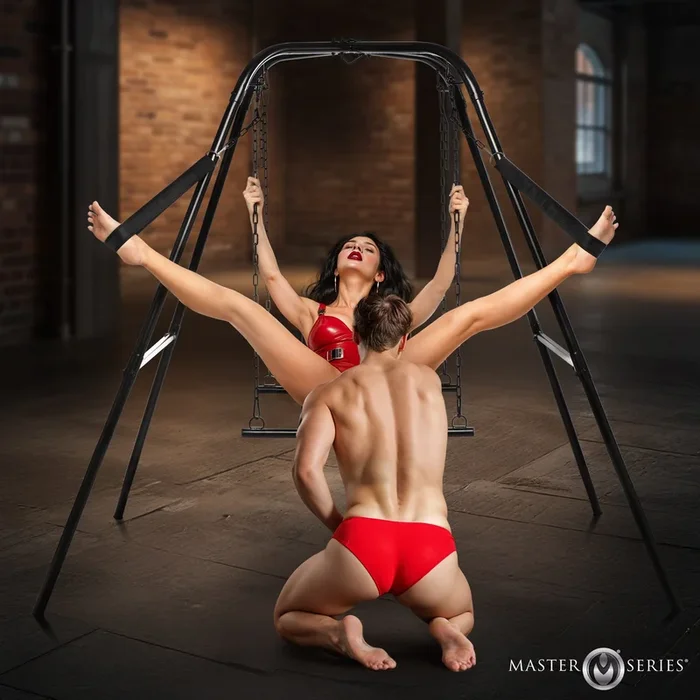 Throne Adjustable Sex Sling with Stand