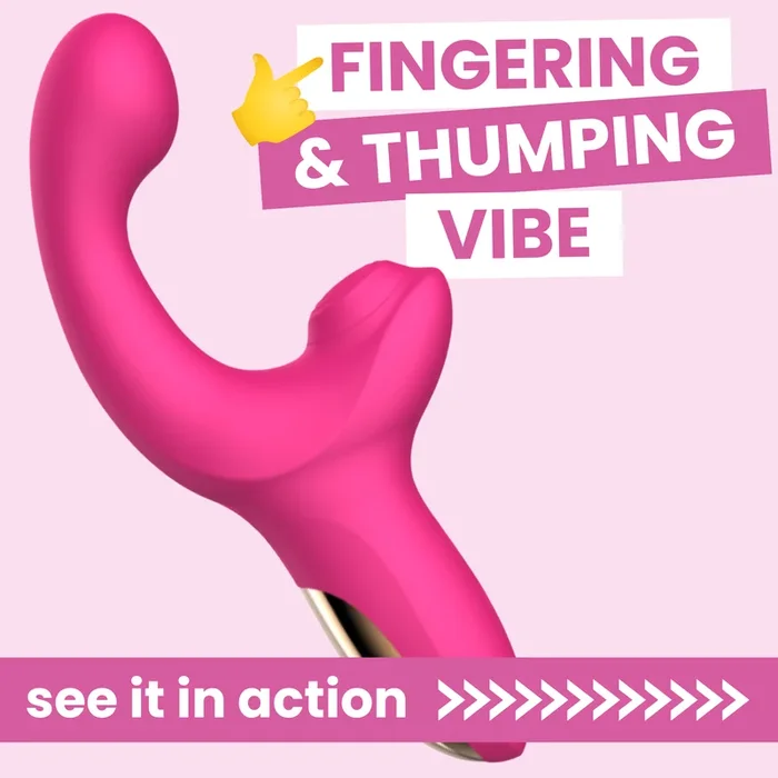 Thumping & Fingering Dual Action Vibrator – Experience the Ultimate Fingering Sensations!