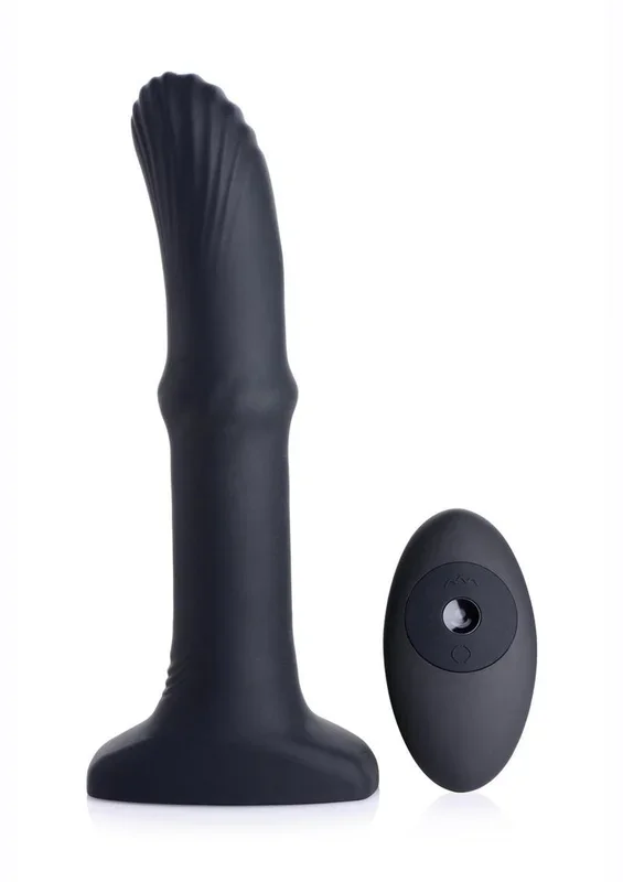 Thunder Plugs Sliding Shaft Silicone Rechargeable Anal Plug with Remote Control