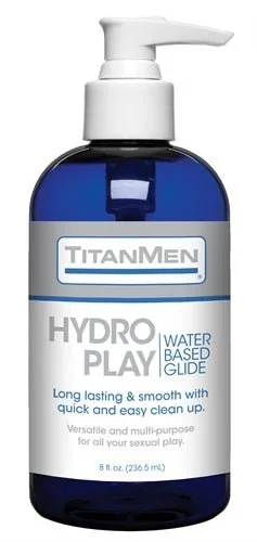 Titanmen Hydro Play Water Based Glide – Bulk – 8 Fl. Oz.