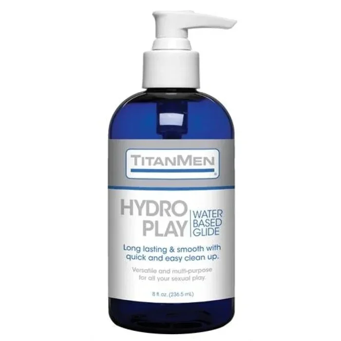 Titanmen Hydro Play Water Based Glide – Bulk – 8 Fl. Oz.