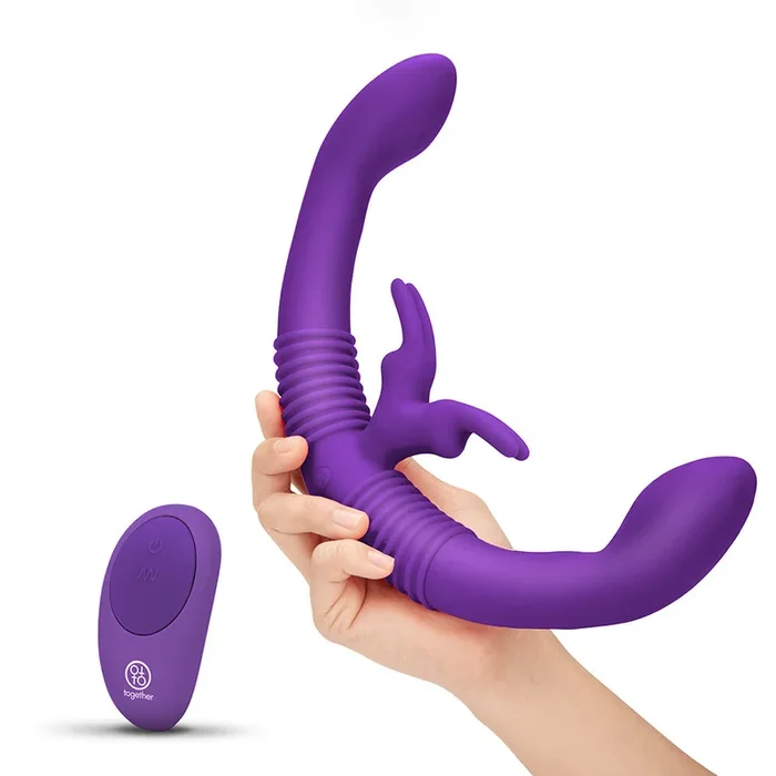 Together Couples’ Double-Ended Responsive Vibrator with Remote Control