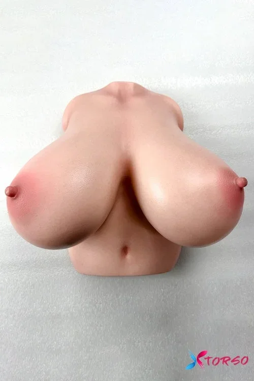 Torse sexuel en silicone pour rapports mammaires Climax Si-B-92