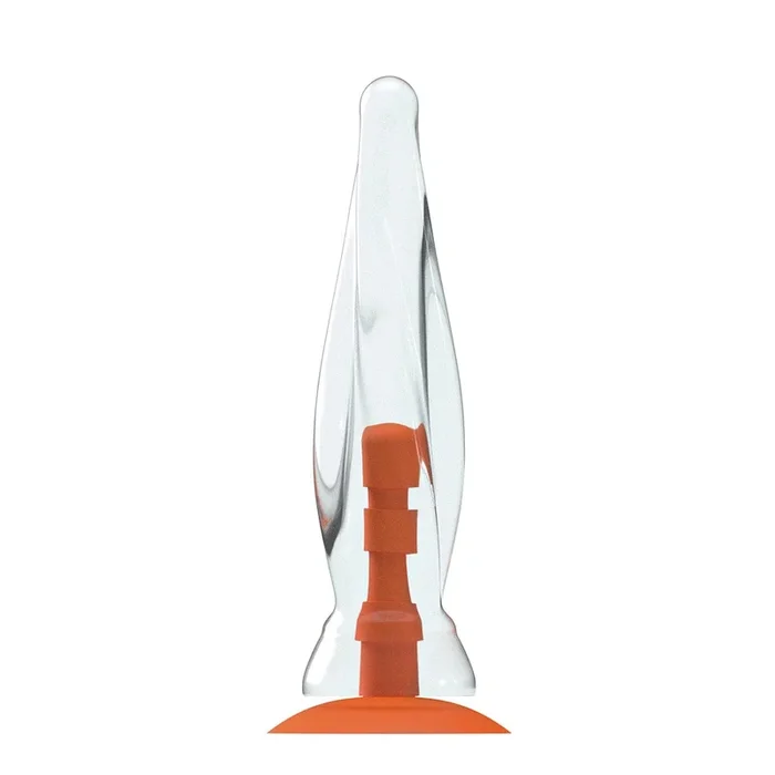Transparent dildo cone 33 x 8 cm
