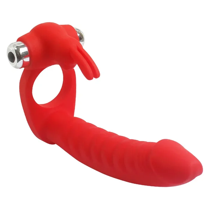 Trinity Fun Evil Teaser Vibrating Double Penetration Cock Ring