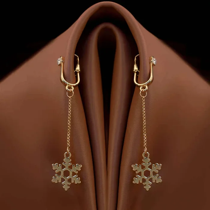 UPKO Non-pierced Snowflake Clitoral Jewelry